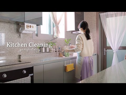 주방 청소가 쉬워지는 나만의 방법, 주방을 깨끗하게 유지하는 살림 꿀팁 | Clean with me