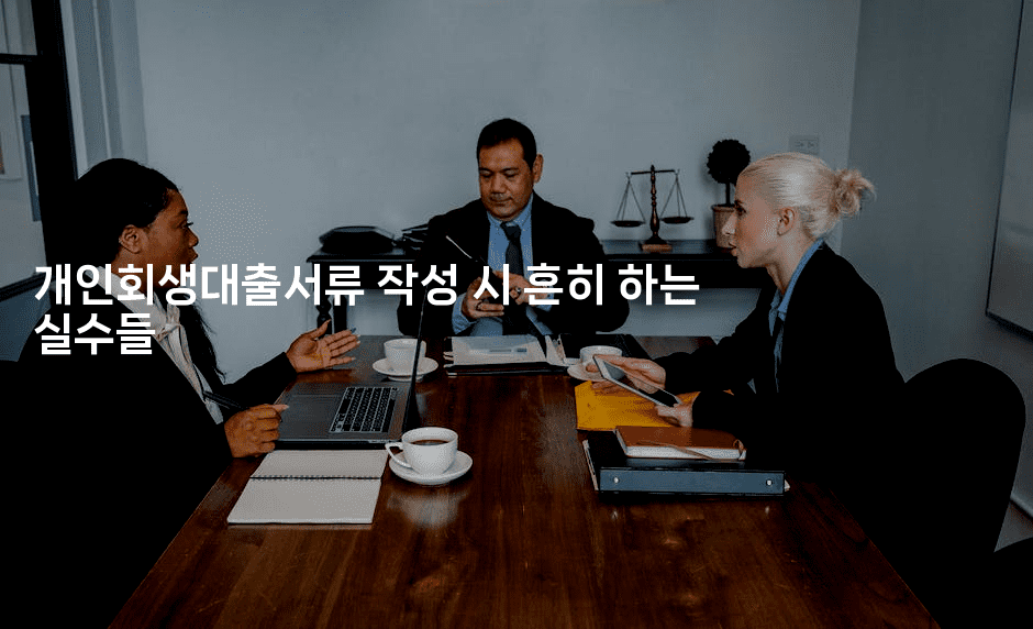 개인회생대출서류 작성 시 흔히 하는 실수들-해피팁