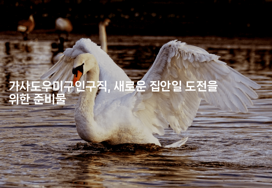 가사도우미구인구직, 새로운 집안일 도전을 위한 준비물