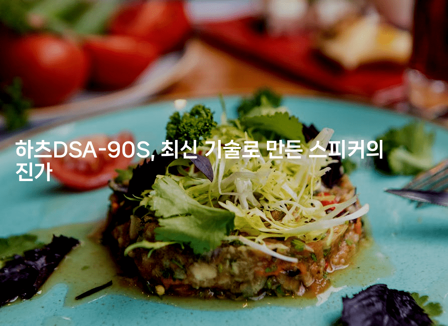 하츠DSA-90S, 최신 기술로 만든 스피커의 진가