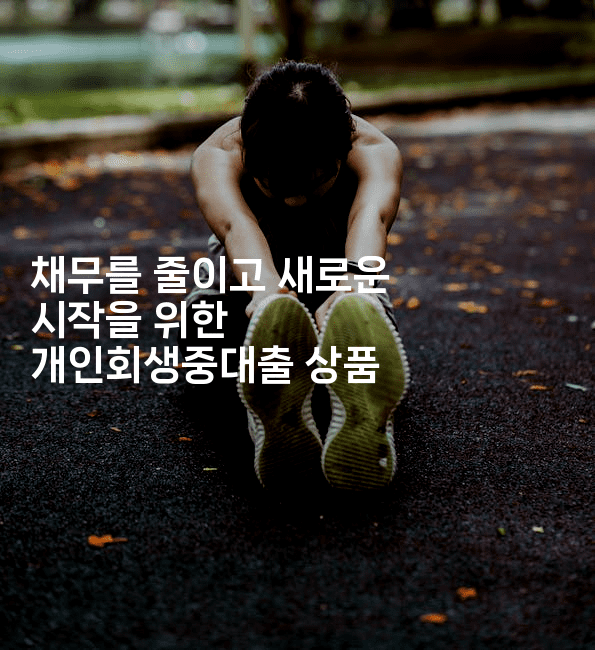 채무를 줄이고 새로운 시작을 위한 개인회생중대출 상품-해피팁